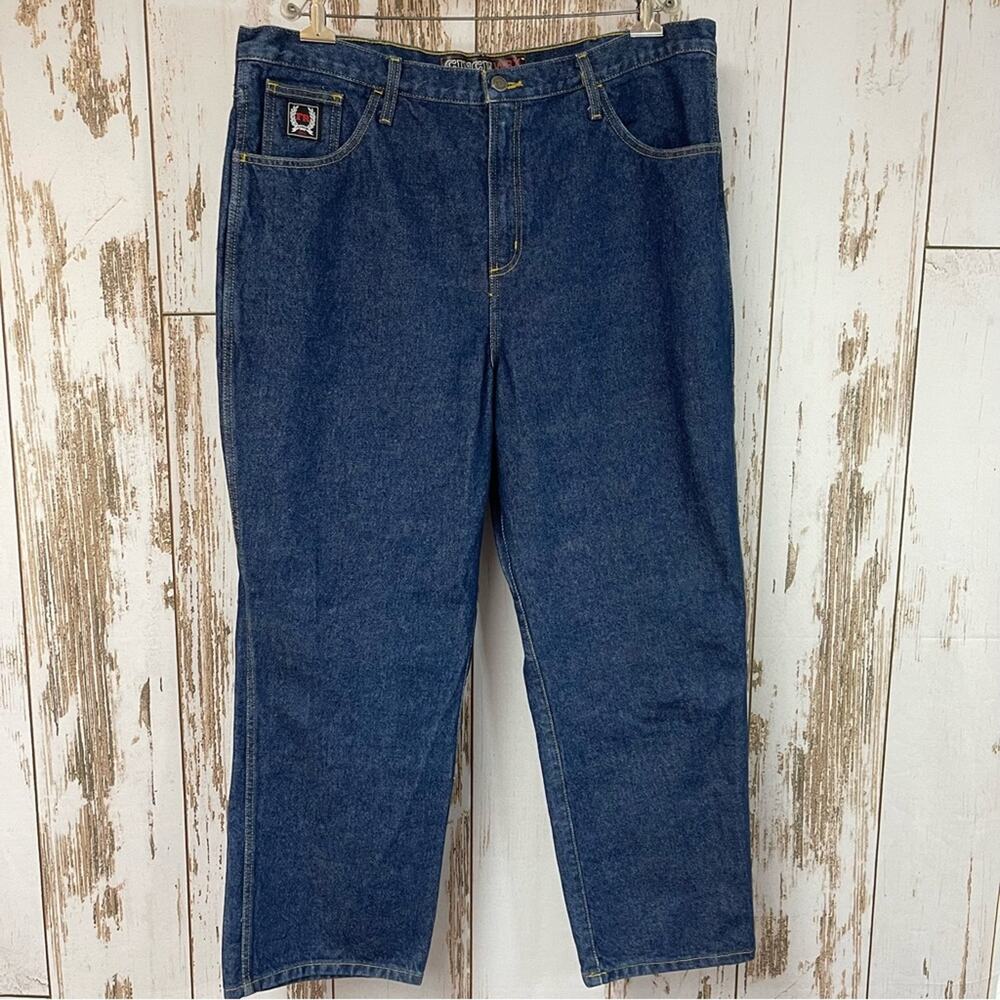 Cinch WRX Flame Resistant, Green Label Dark Wash Jeans. Size 42x30 New cond!